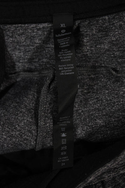 Lululemon Mens Joggers Nylon Flecked Drawstring Gray Size XL