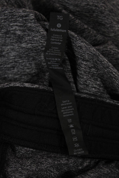 Lululemon Mens Joggers Nylon Flecked Drawstring Gray Size XL