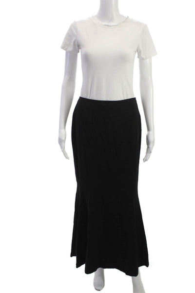 Cami Womens Trumpet Skirt Black Zip Long Size 6