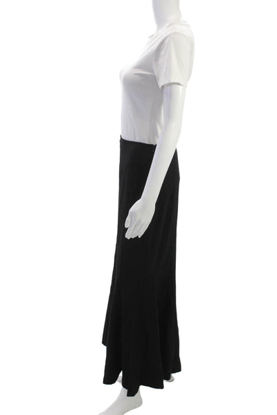 Cami Womens Trumpet Skirt Black Zip Long Size 6