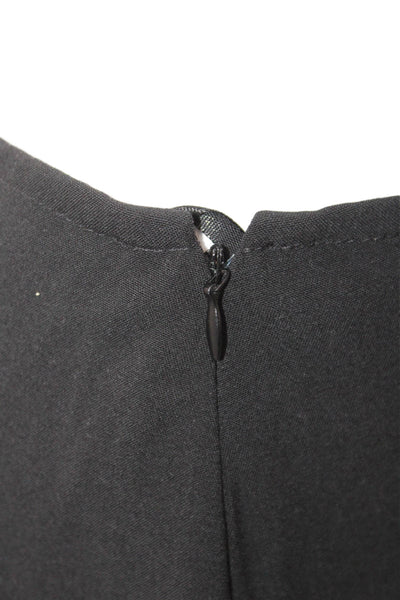 Cami Womens Trumpet Skirt Black Zip Long Size 6