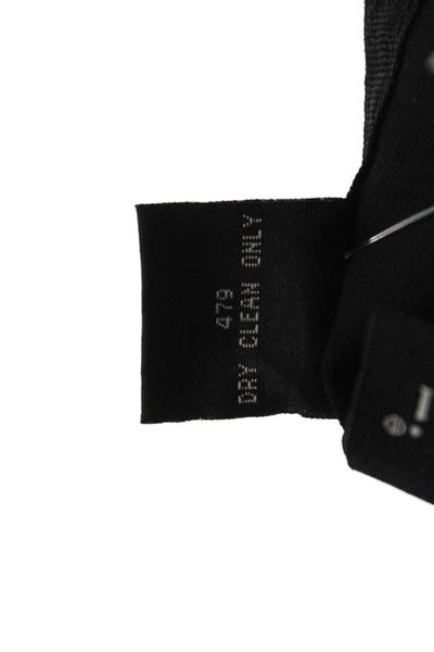 Cami Womens Trumpet Skirt Black Zip Long Size 6