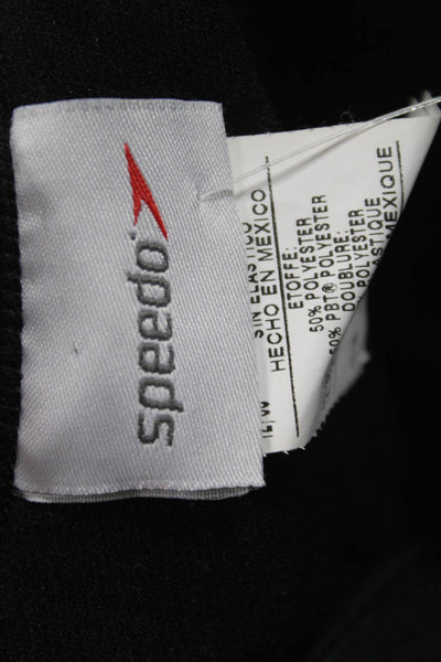 Speedo Women Swimwear One Piece Black Size 10