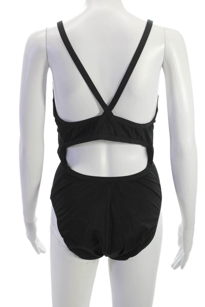 Speedo Women One Piece Swimsuit Black Size 14