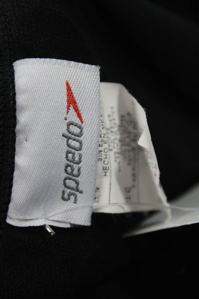 Speedo Women One Piece Swimsuit Black Size 14