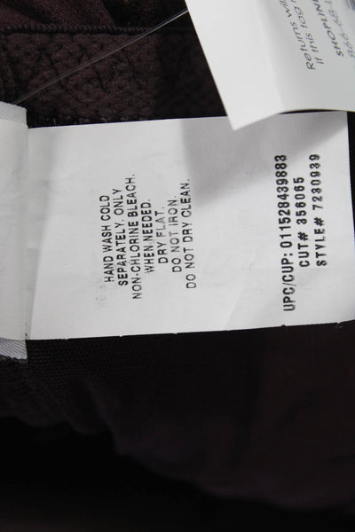 Speedo Womens Swimwear One Piece Brown Nylon Lycra Size 10