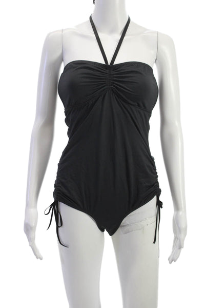 Malia Mills Womens Swimwear One Piece Black Size 8