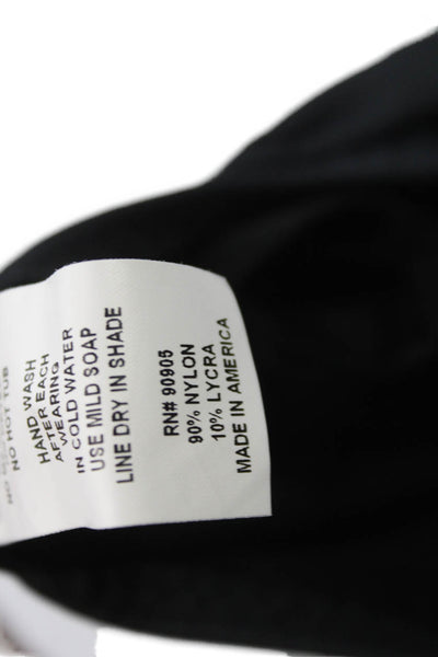 Malia Mills Womens Swimwear One Piece Black Size 8