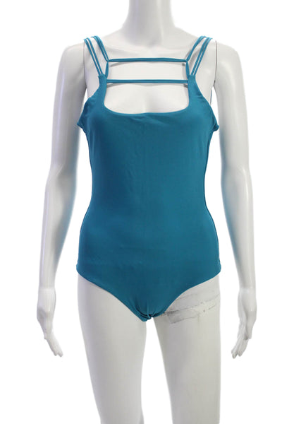 Mikoh Womens One Piece Swimwear Blue Size XL