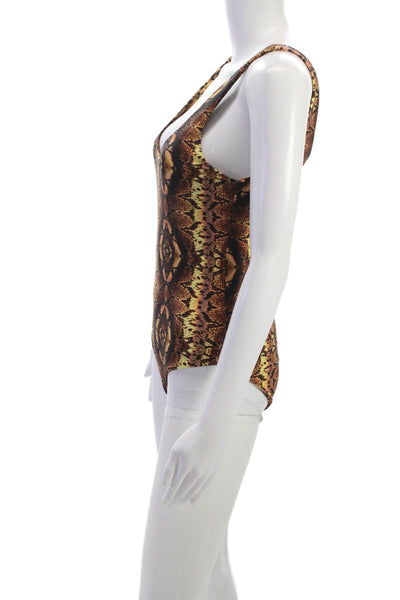 Cami And Jax Womens Animal Print Swimwear One Piece Multicolor Size L