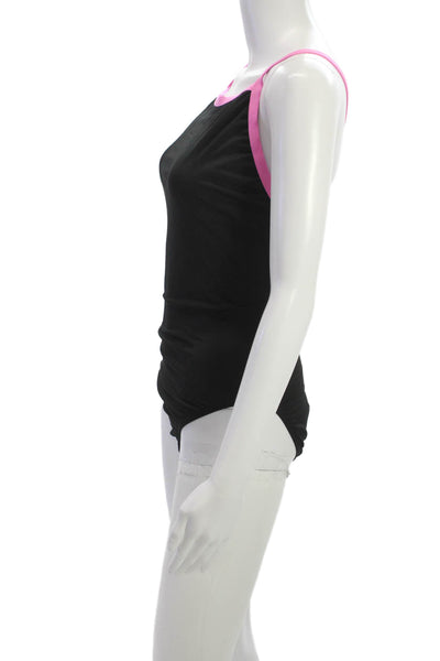 Speedo Women Swimwear One Piece Black Athletic Size 12
