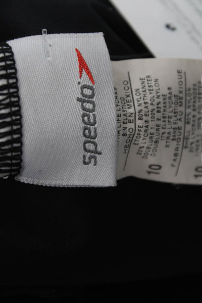 Speedo Women One Piece Swimwear Black Size 10