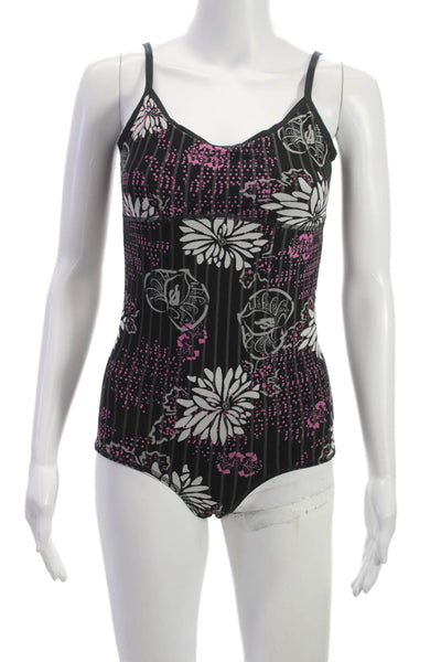 Lululemon Women Swimwear Floral Print Multi Color Nylon Size 10