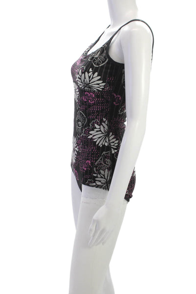Lululemon Women Swimwear Floral Print Multi Color Nylon Size 10