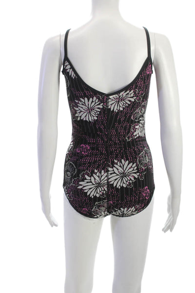 Lululemon Women Swimwear Floral Print Multi Color Nylon Size 10