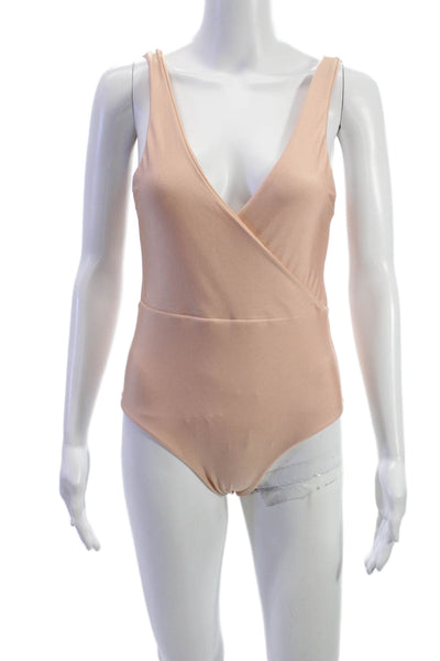 Cami And Jax Women Swimwear One Piece Beige Size L