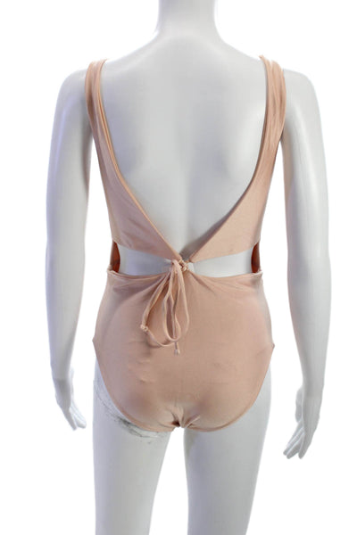 Cami And Jax Women Swimwear One Piece Beige Size L
