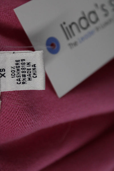 Lilly Pulitzer Women Pink Cashmere Sleeveless Scoop Neck Basic Tank Size XS