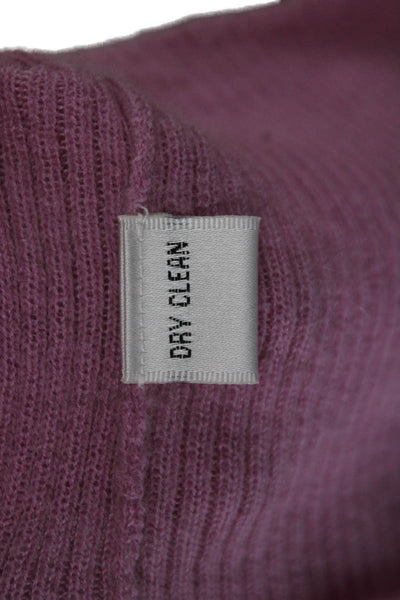 Saks Fifth Avenue Womens Basic Cashmere Tank Scoop Neck Pink Size L