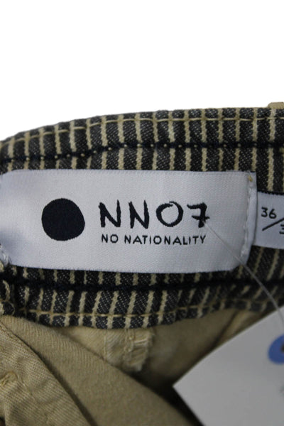 NN07 Mens Chinos Beige Cotton Lycra Button Closure Size 36
