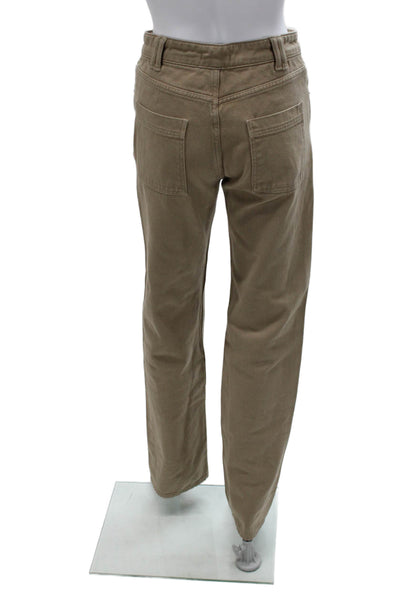 Muse for All Women Khaki Pants Beige High Rise 33 Inseam Size 34