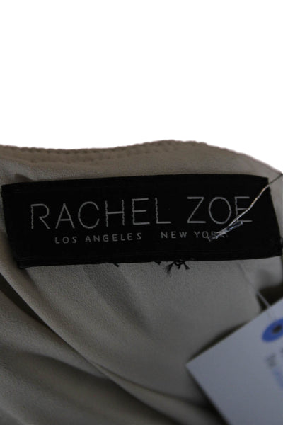 Rachel Zoe Womens Camisole Silver Rayon Scoop Neck Sleeveless Party Size S