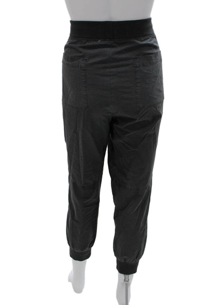 Standard James Perse Womens Joggers Black Cotton Drawstring Size 3