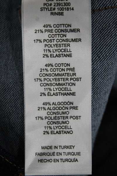 Frame Womens Skinny Jeans Blue Mid Rise Cotton Blend Size 23