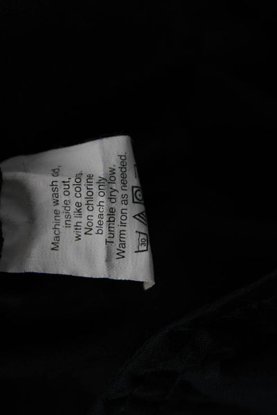 J Crew Womens Black Capri Pants Zip Inseam 26 Size 6