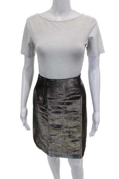 Ralph Lauren Womens Black Mini Straight Pencil Skirt Size 6
