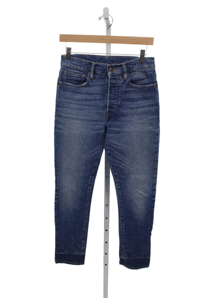 Polo Ralph Lauren Mens Straight Blue Cotton High Rise Jeans Size 26