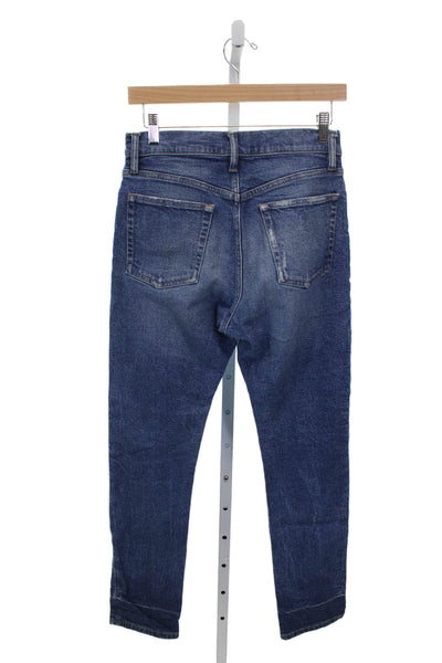 Polo Ralph Lauren Mens Straight Blue Cotton High Rise Jeans Size 26