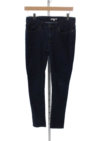 Eileen Fisher Womens Skinny Blue Cotton Blend Jeans Petite Size 2