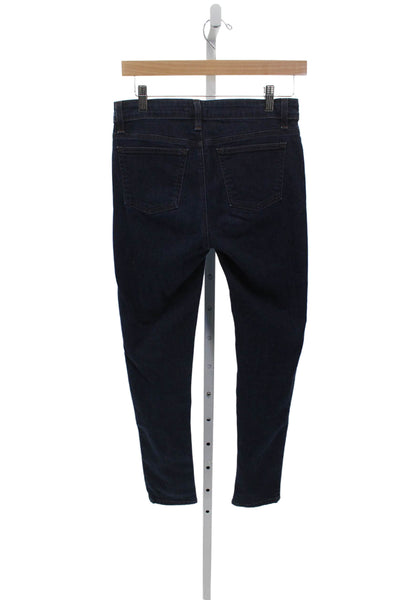 Eileen Fisher Womens Skinny Blue Cotton Blend Jeans Petite Size 2