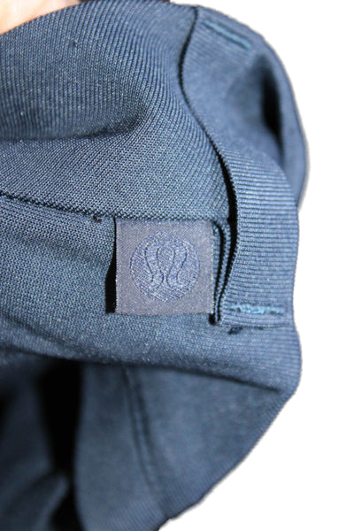 Lululemon Mens Chino Shorts Blue Polyester Snap Size 28