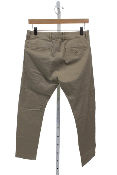 J Crew Mens Chino Pants Beige 97% Cotton Inseam 28 Size 29