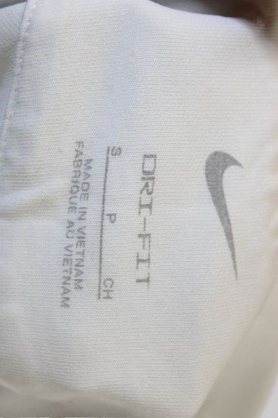 Nike Mens Basic T-Shirt White Crew Neck Pullover Cotton Short Sleeve Size S