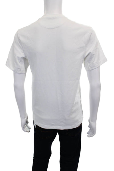 Nike Mens Basic T-Shirt White Crew Neck Short Sleeve 60% Cotton Size S