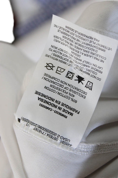 Nike Mens Basic T-Shirt White Crew Neck Short Sleeve 60% Cotton Size S