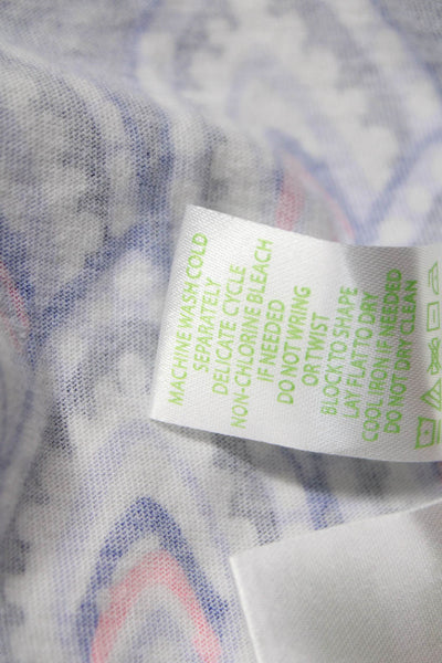 Lily Pulitzer Womens Shift Dress Multicolor Striped Boat Neck 3/4 Sleeve Size S