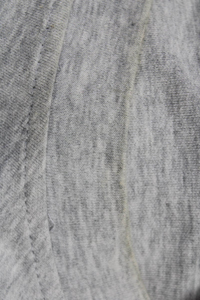 Zara Women Pullover Cotton Crew Neck Gray Long Sleeve Sweatshirt Size S