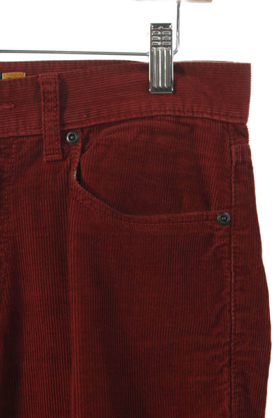 J Crew Mens Red Jeans 100% Cotton Button Fly Size 29