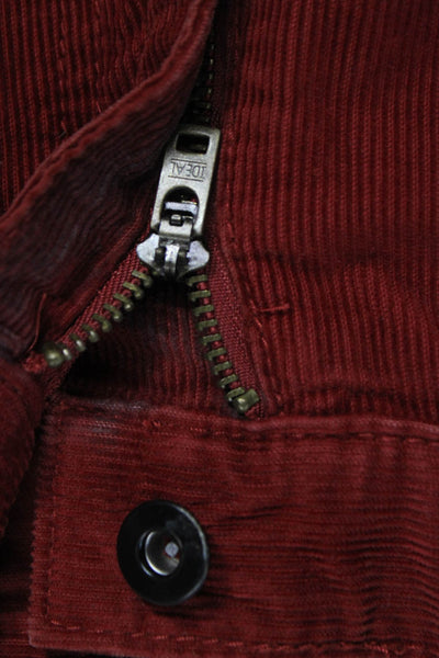 J Crew Mens Red Jeans 100% Cotton Button Fly Size 29