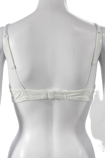 Simone Perele Womens Under Wire Bralette Bra White Size 34 C