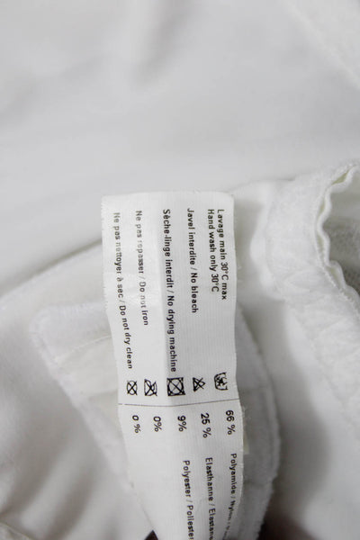 Simone Perele Womens Under Wire Bralette Bra White Size 34 C