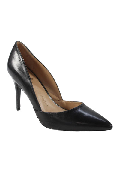 Banana Republic Womens Leather Pointed Toe Pumps Black Size 9 Medium