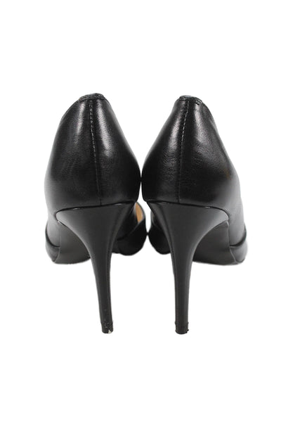 Banana Republic Womens Leather Pointed Toe Pumps Black Size 9 Medium