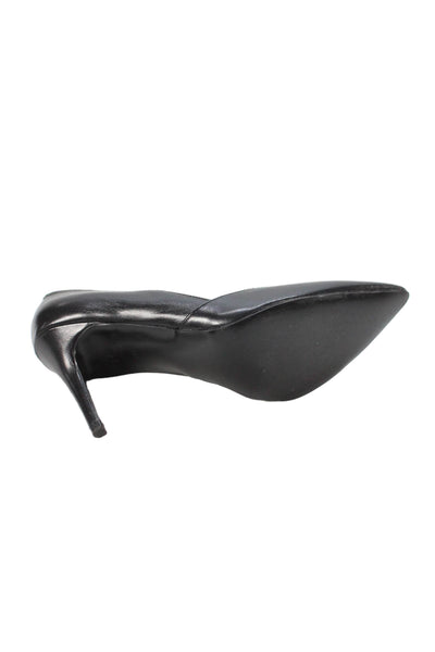 Banana Republic Womens Leather Pointed Toe Pumps Black Size 9 Medium