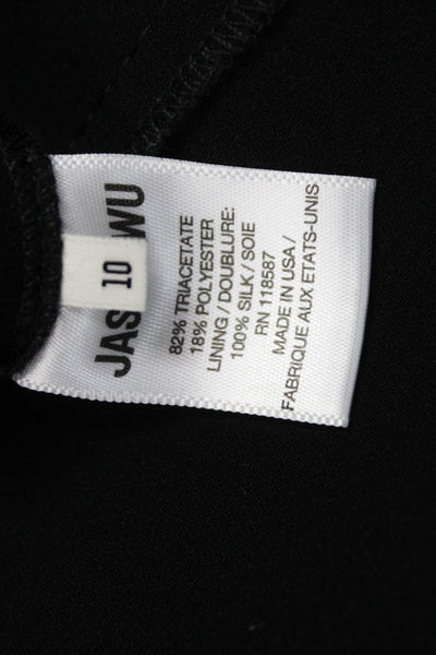 Not Available Women Calligraphy Print Black Dress Sleeveless Sweetheart Size 10