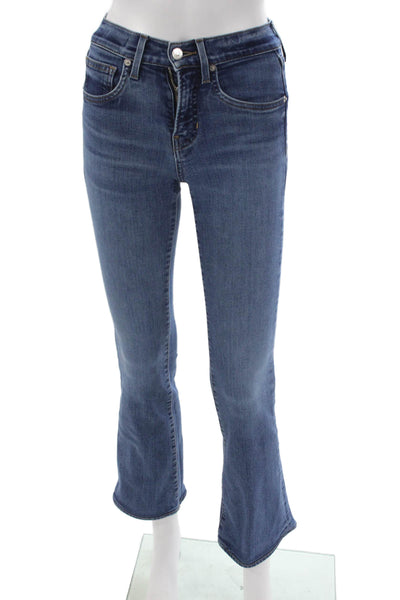 Veronica Beard Women Flared Blue Jeans Size 23